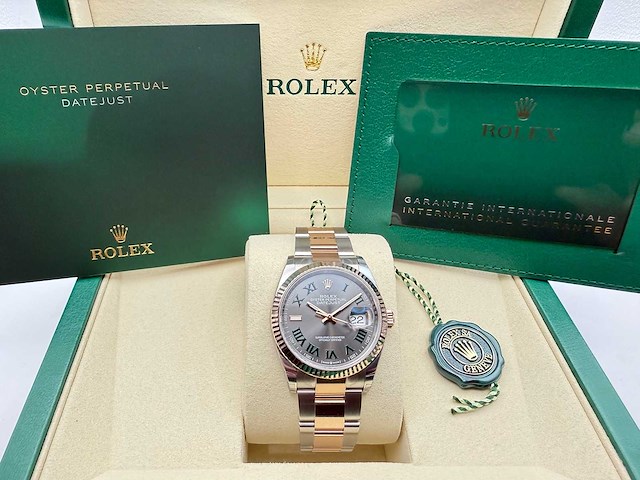 Rolex datejust 36 126231 | wimbledon dial | oyster | 2026 | unworn - afbeelding 3 van  12