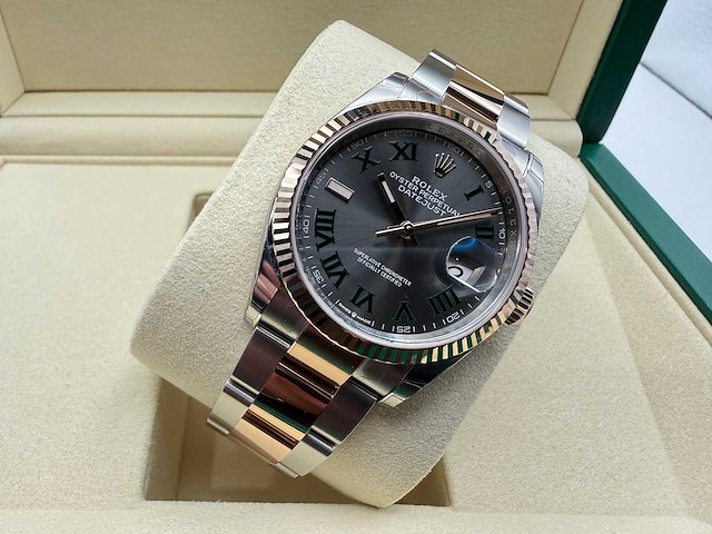 Rolex datejust 36 126231 | wimbledon dial | oyster | 2026 | unworn - afbeelding 6 van  12