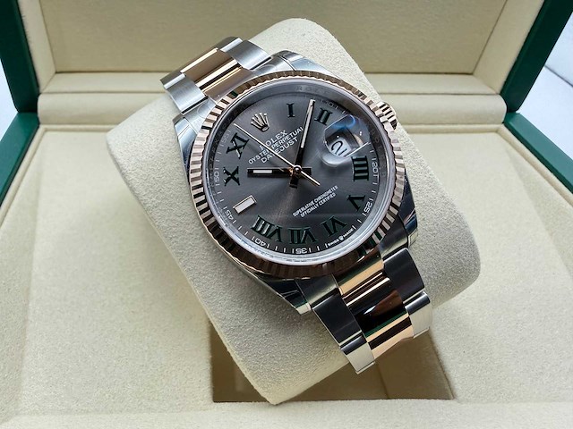 Rolex datejust 36 126231 | wimbledon dial | oyster | 2026 | unworn - afbeelding 5 van  12