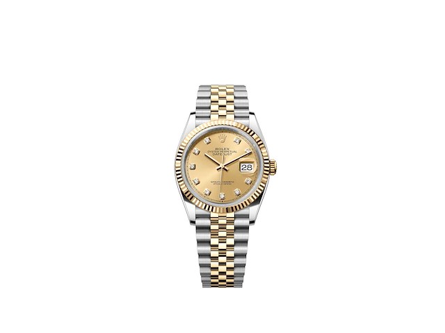 Rolex datejust 36 126233 | champagne diamond dot | jubilee | 2026 | unworn - afbeelding 1 van  1