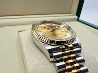 Rolex datejust 36 126233 | champagne diamond dot | jubilee | 2026 | unworn - afbeelding 10 van  12