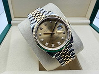 Rolex datejust 36 126233 | champagne diamond dot | jubilee | 2026 | unworn - afbeelding 5 van  12