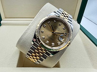 Rolex datejust 36 126233 | champagne diamond dot | jubilee | 2026 | unworn - afbeelding 6 van  12