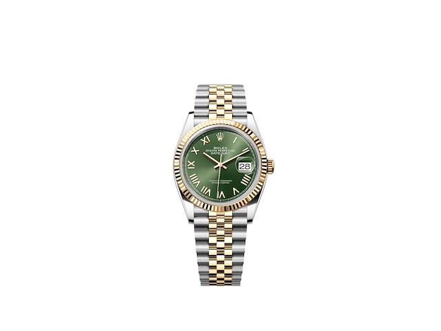 Rolex datejust 36 126233 | green roman dial | jubilee | unworn | 2026 - afbeelding 1 van  1