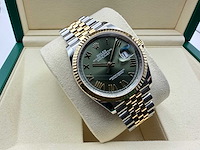 Rolex datejust 36 126233 | green roman dial | jubilee | unworn | 2026 - afbeelding 5 van  12