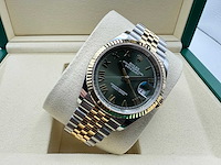 Rolex datejust 36 126233 | green roman dial | jubilee | unworn | 2026 - afbeelding 6 van  12