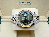 Rolex datejust 36 126233 | green roman dial | jubilee | unworn | 2026 - afbeelding 7 van  12