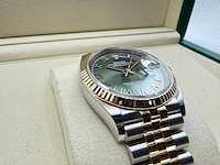 Rolex datejust 36 126233 | green roman dial | jubilee | unworn | 2026 - afbeelding 10 van  12