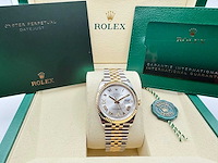 Rolex datejust 36 126233 | silver with diamonds on 6&9 | jubilee | unworn | 2026 - afbeelding 3 van  12