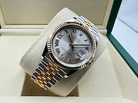 Rolex datejust 36 126233 | silver with diamonds on 6&9 | jubilee | unworn | 2026 - afbeelding 6 van  12