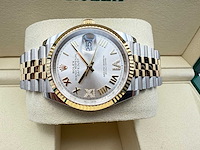Rolex datejust 36 126233 | silver with diamonds on 6&9 | jubilee | unworn | 2026 - afbeelding 7 van  12