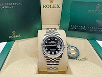 Rolex datejust 36 126234 | black diamond dot dial | jubilee | unworn | 2026 - afbeelding 3 van  12