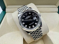 Rolex datejust 36 126234 | black diamond dot dial | jubilee | unworn | 2026 - afbeelding 5 van  12