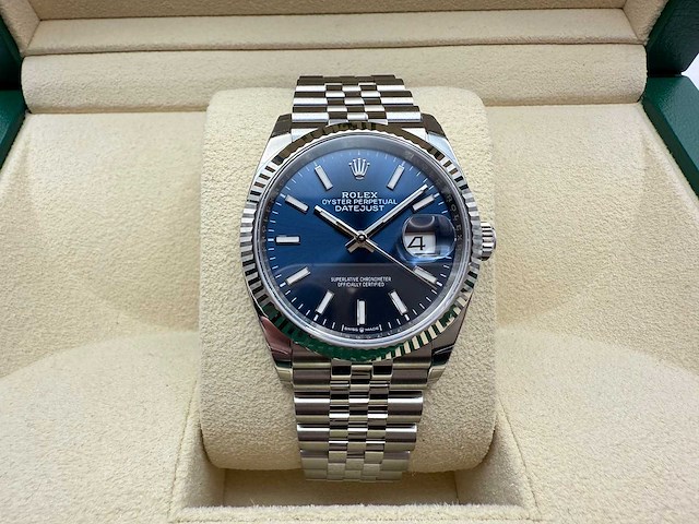 Rolex datejust 36 126234 | blue dial | jubilee | unworn | 2026 - afbeelding 1 van  12