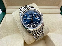 Rolex datejust 36 126234 | blue dial | jubilee | unworn | 2026 - afbeelding 5 van  12