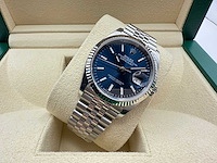 Rolex datejust 36 126234 | blue dial | jubilee | unworn | 2026 - afbeelding 6 van  12