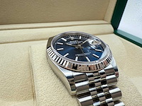 Rolex datejust 36 126234 | blue dial | jubilee | unworn | 2026 - afbeelding 10 van  12