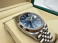 Rolex datejust 36 126234 | blue dial | jubilee | unworn | 2026 - afbeelding 11 van  12