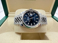 Rolex datejust 36 126234 | blue dial | jubilee | unworn | 2026 - afbeelding 6 van  11
