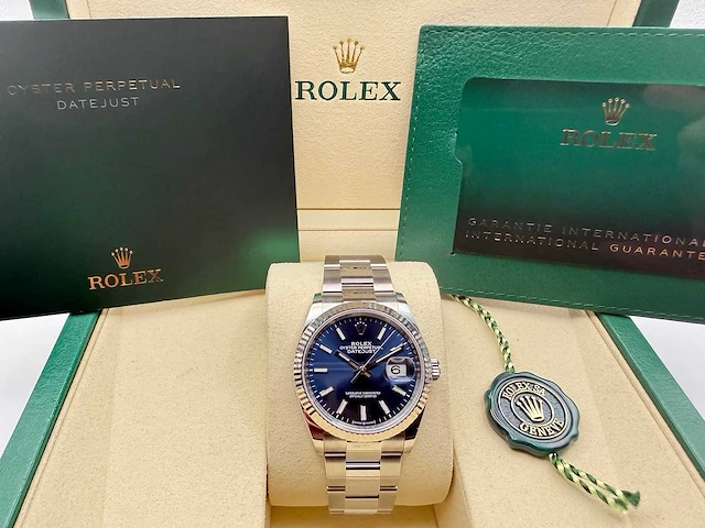 Rolex datejust 36 126234 | blue dial | unworn | 2026 - afbeelding 7 van  12