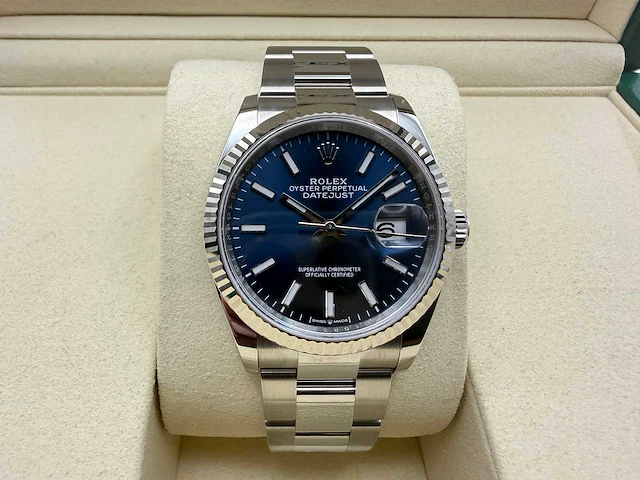 Rolex datejust 36 126234 | blue dial | unworn | 2026 - afbeelding 1 van  12