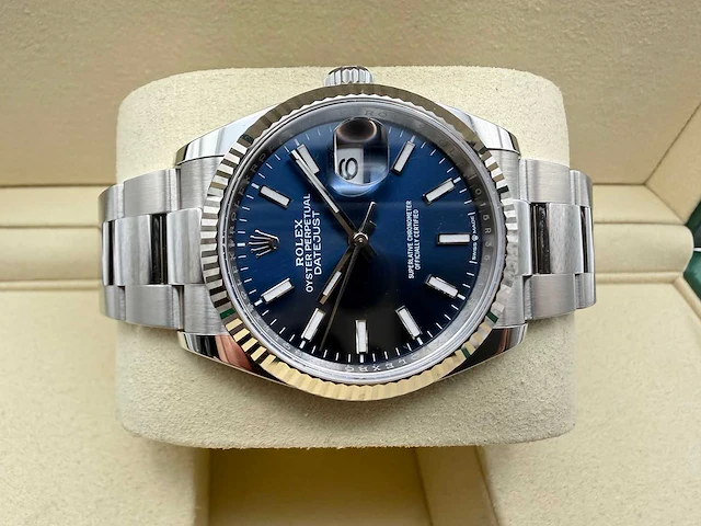 Rolex datejust 36 126234 | blue dial | unworn | 2026 - afbeelding 9 van  12