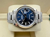 Rolex datejust 36 126234 | blue dial | unworn | 2026 - afbeelding 9 van  12