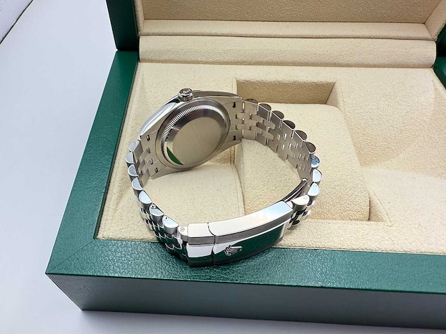Rolex datejust 36 126234 | blue diamond dot dial | jubilee | unworn | 2026 - afbeelding 10 van  12