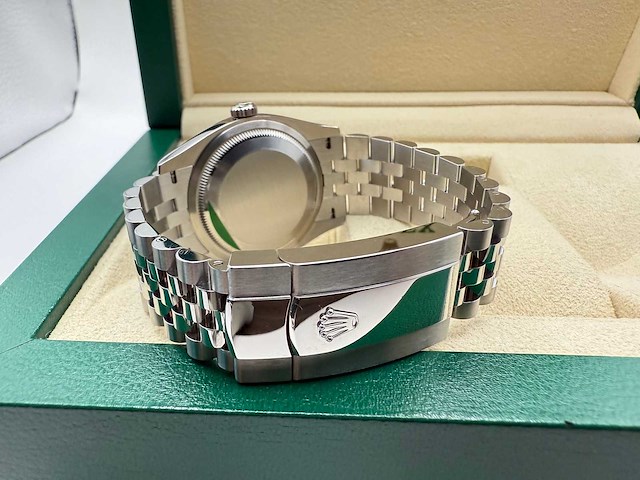 Rolex datejust 36 126234 | blue diamond dot dial | jubilee | unworn | 2026 - afbeelding 11 van  12