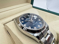 Rolex datejust 36 126234 | blue diamond dot | oyster | 2026 | unworn - afbeelding 11 van  12