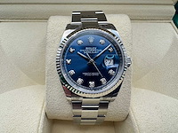 Rolex datejust 36 126234 | blue diamond dot | oyster | 2026 | unworn
