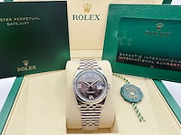 Rolex datejust 36 126234 | dark grey dial with diamonds on 6&9 | unworn | 2026 - afbeelding 3 van  12