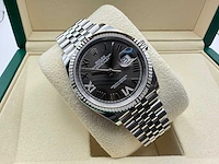 Rolex datejust 36 126234 | dark grey dial with diamonds on 6&9 | unworn | 2026 - afbeelding 5 van  12