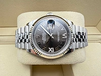 Rolex datejust 36 126234 | dark grey dial with diamonds on 6&9 | unworn | 2026 - afbeelding 7 van  12