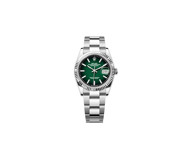 Rolex datejust 36 126234 | green ombre dial | unworn | 2026 - afbeelding 1 van  1