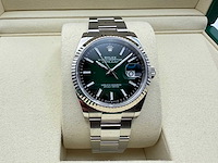 Rolex datejust 36 126234 | green ombre dial | unworn | 2026 - afbeelding 1 van  12