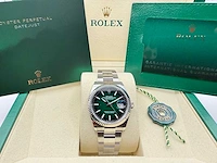 Rolex datejust 36 126234 | green ombre dial | unworn | 2026 - afbeelding 3 van  12