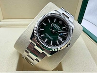 Rolex datejust 36 126234 | green ombre dial | unworn | 2026 - afbeelding 6 van  12