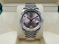 Rolex datejust 36 126234 | jubilee | pink diamonds on 6&9 | unworn | 2026 - afbeelding 1 van  10