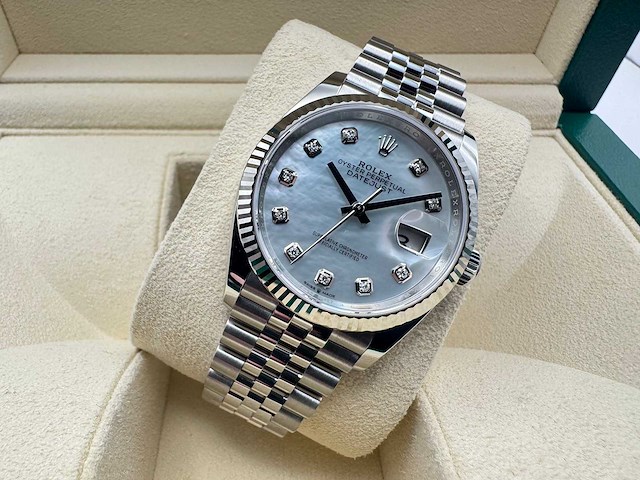 Rolex datejust 36 | 126234 | mother of pearl | 2026 - afbeelding 5 van  12