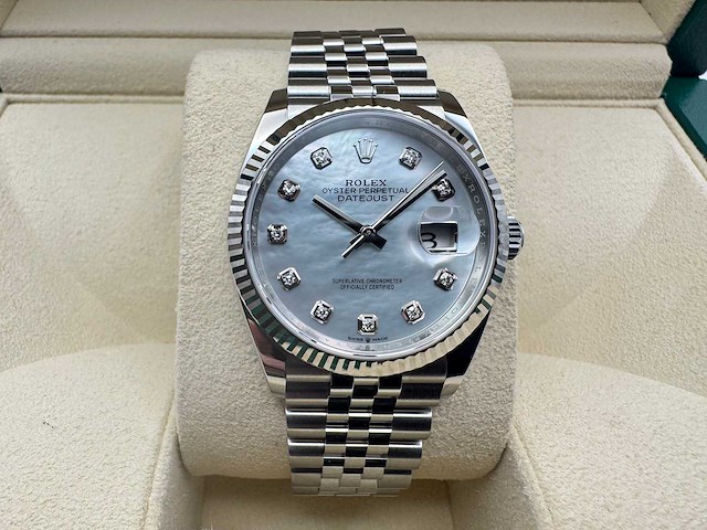 Rolex datejust 36 | 126234 | mother of pearl | 2026 - afbeelding 1 van  12