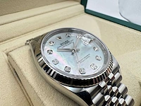 Rolex datejust 36 | 126234 | mother of pearl | jubilee | unworn | 2026 - afbeelding 11 van  12