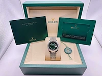 Rolex datejust 36 126234 | ombre green dial | jubilee | unworn | 2026 - afbeelding 4 van  12