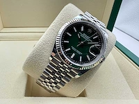 Rolex datejust 36 126234 | ombre green dial | jubilee | unworn | 2026 - afbeelding 6 van  12
