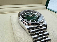 Rolex datejust 36 126234 | ombre green dial | jubilee | unworn | 2026 - afbeelding 10 van  12