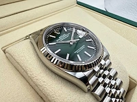Rolex datejust 36 126234 | ombre green dial | jubilee | unworn | 2026 - afbeelding 11 van  12