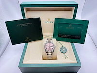 Rolex datejust 36 126234 | pink diamonds on 6&9 | oyster | 2026 | unworn - afbeelding 4 van  12