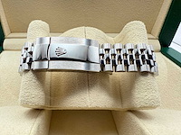Rolex datejust 36 126234 | purple dial with diamonds on 6&9 - afbeelding 7 van  10