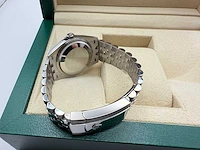 Rolex datejust 36 126234 | purple dial with diamonds on 6&9 - afbeelding 9 van  10