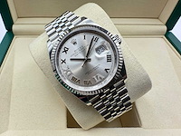 Rolex datejust 36 126234 | silver dial with diamonds | 2025 - afbeelding 1 van  12